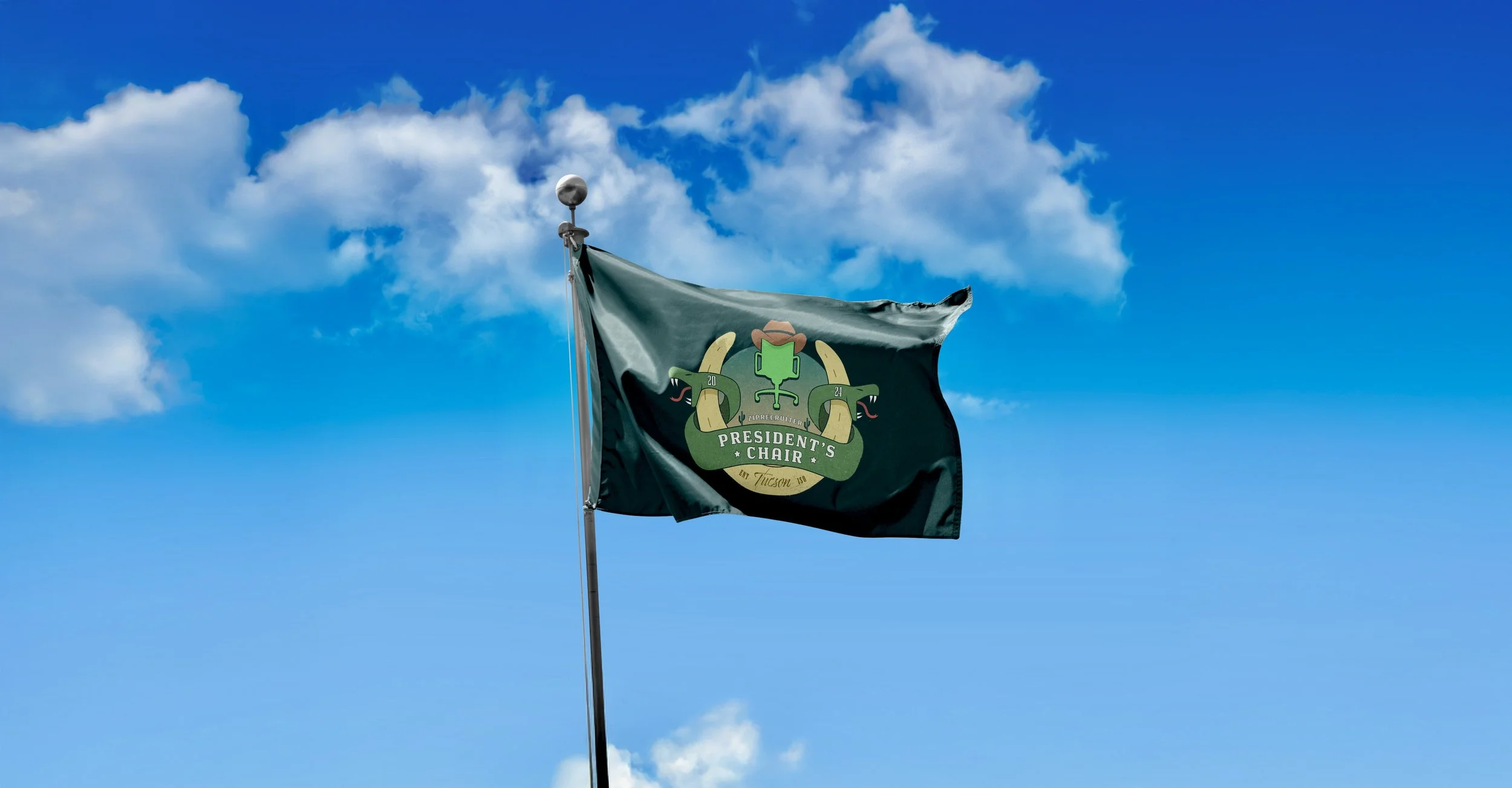 President's Chair Punta Mita flag