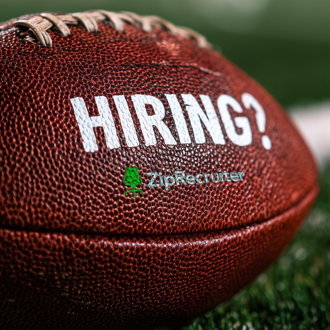 Football "Hiring?" ad