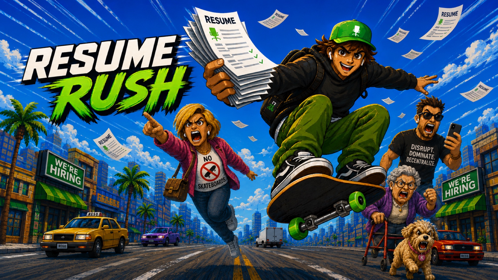 Resume Rush key art