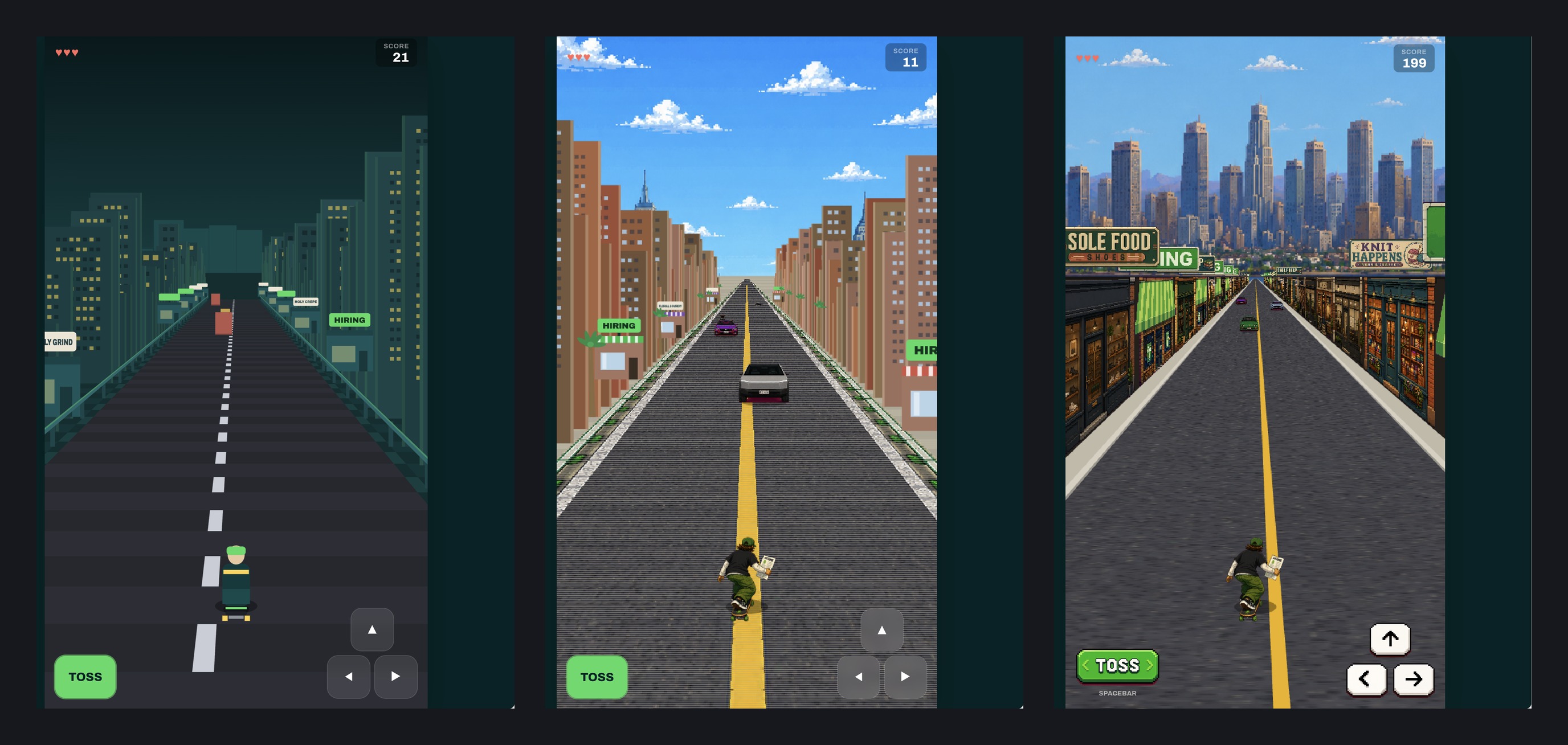 Resume Rush from greybox blockout to finished art